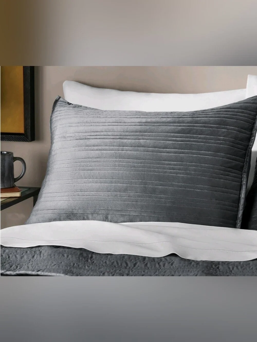 Mainstays Soft Velvet Pillow Sham Standard